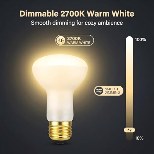 R20 60W Popcorn Machine Bulb 2-Pack | S4886 2700K E26 Dimmable | S4886 REPLACEMENT: Direct fit for S4886. Works in Paragon, Great Northern, Cuisinart popcorn machines and food warmers.