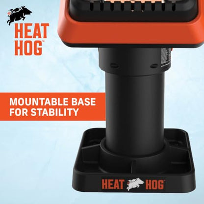 Heat Hog 4,000 BTU Portable Propane Radiant Space Heater, Indoor, Outdoor, Garage, Camping, Outdoor Sports, Boating, RVs, Angled Design, Gas Powered - size: 4,000 BTU