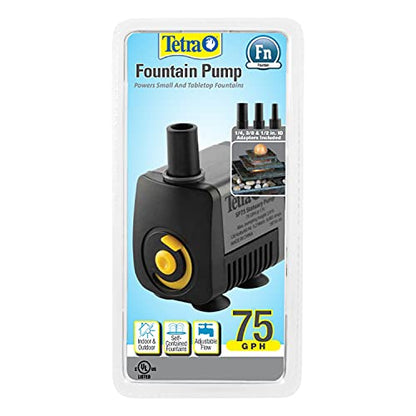 TetraPond Statuary Pump 75 GPH, Powers Small and Tabletop Fountains