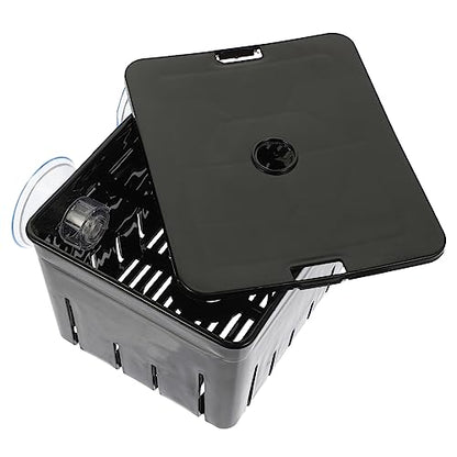 Abaodam Brooder Box for Reptiles Small Incubation Box Suction Cup Multi-Function Isolation for Turtle Supplies