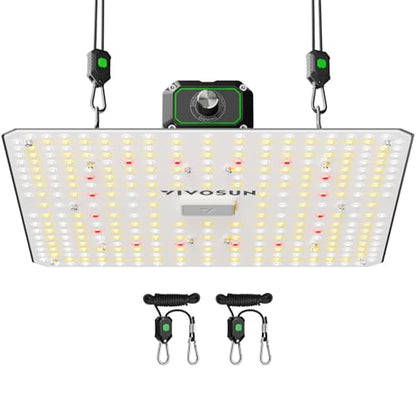 VIVOSUN LumaLight 100W LED Grow Light, Full Spectrum Plant Light | Smart Dimmable & High PPFD for Indoor Plants Seedling Vegetables Bloom, Fits 2×2/2×4 Grow Tents - size: 2x2