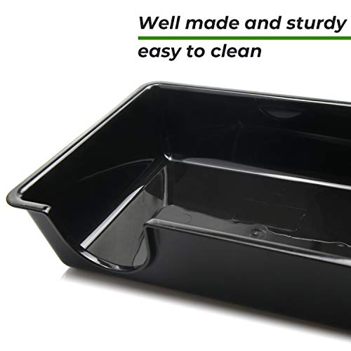 Reptile Hide Box - Secure & Safe Gecko & Snake Hide - Durable & Easy to Clean - Large (9.5" x 6.7" x 2.2")
