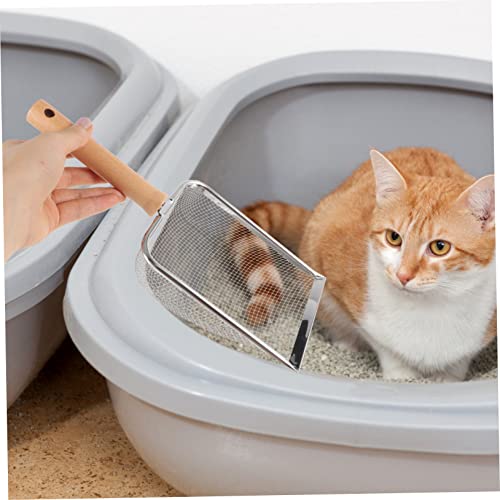 BESPORTBLE Reptile Litter Scoop Comfortable Handle for Easy Cleaning for Turtles Lizards and More Mesh for Efficient Waste Removal