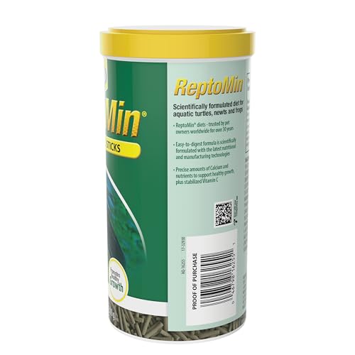 Tetra ReptoMin Floating Food Sticks, Food for Aquatic Turtles, Newts and Frogs, 10.59 oz (Pack of 1) - size: 10.59 Ounce (Pack of 1)