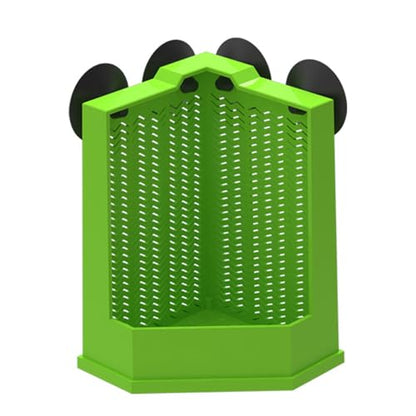 Wall Mounted Reptiles Feeding Station Corner Feeder Box With Suction Cup Attachment For Terrariums Reptiles Supply