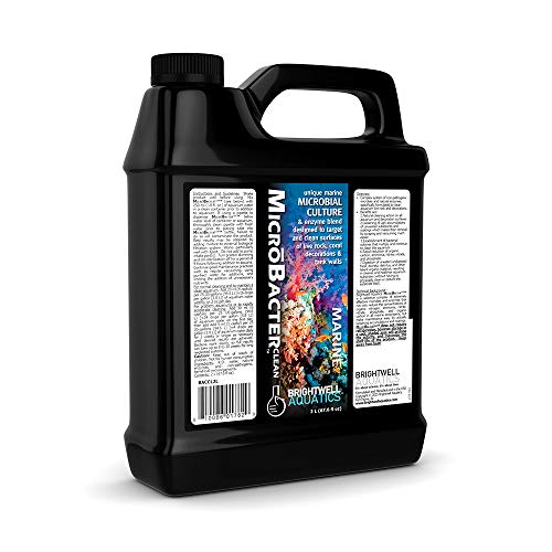Brightwell Aquatics MicroBacter Clean Marine Aquarium Cleaner Aid, 2L - size: 2-L