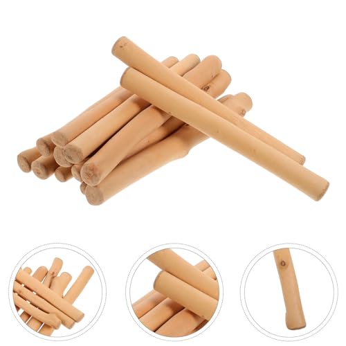 EXCEART Natural Drift Wood Pieces 12Pcs for DIY Crafts Rustic Vase Filler Beach Decor Wedding Table Centerpiece Decoration Wood Branches - size: 15.00X1.50X1.50CM