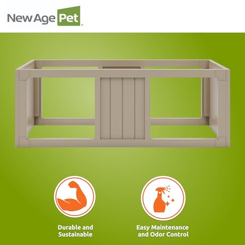 New Age Pet ECOFLEX Medium Maple Mojave Stacker for Reptile Habitats | 10 Year Limited Manufacturer's Warranty | Stackable Design, Accommodates Lighting Set-Up - color: Tan, size: Medium