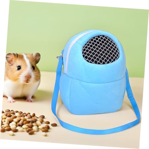 Toddmomy 3pcs Small Pet Carrier Backpack Set – Breathable Portable Hamster Travel Bag with Mesh Window – Lightweight Rabbit, Squirrel, Chinchilla Carrier for Outdoor Use