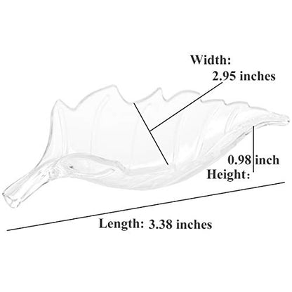 Shrimp Feeding Dish Shrimp Feed Dish Leaf Shaped Bowl