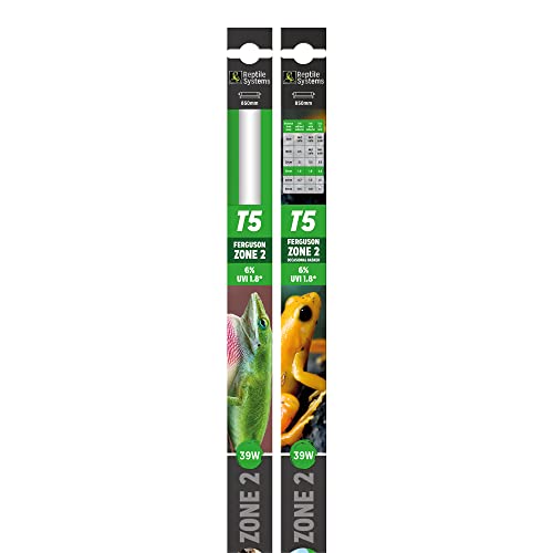 Reptile Systems T5 Ferguson Zone 2 Reptile Lamp – 36-in, 39-watt – Light for Reptiles, Chameleons & Geckos – Ideal for Tanks & Vivariums - size: 36in-39w