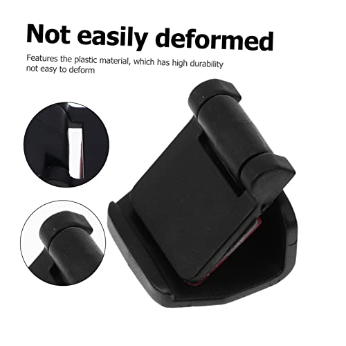 Gecko Tank 4pcs -Escape Lock Amphibia Reptile Terrarium Lid Clips Breeding Box Glass Turtle Tank Buckle Reptile Box Supplies Feeding Buckle Feeding Pet Lizard - color: Black, size: 5X3X2.5cm