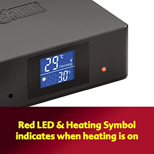Exo Terra Thermostat for Reptile Terrariums | With Day and Night Timer and Dual Receptacles