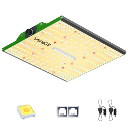 100 Watt LED Grow Light for Seed Starting Vegetables Bloom, Plant Lights | VIPARSPECTRA P1000 Dimmable Dimming Daisy Chain Grow Lights for Indoor Plants, Full Spectrum Lamp for 3x3/2x2 Grow Tent - size: 11.8"x11"