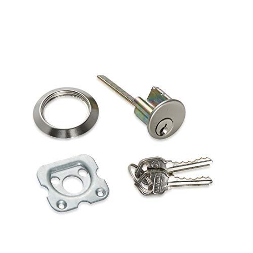 Jimmy Proof Deadbolt Door Lock,Silver Finished - color: Silver