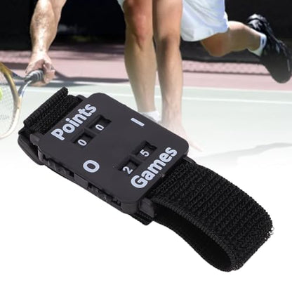 Score Counter Watch, Sports Score Keeper Wristband Manual Paddle Tracker with Adjustable Elastic Band for Cricket Tennis Table Tennis