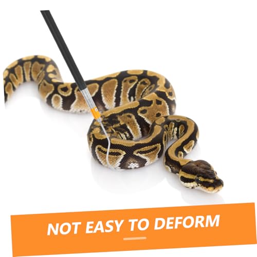 TOYANDONA Telescopic Snake Catcher Hook Adjustable Length Stainless Steel Snake Handling Tool Collapsible Design for Safe Reptile Capture and Efficient Handling