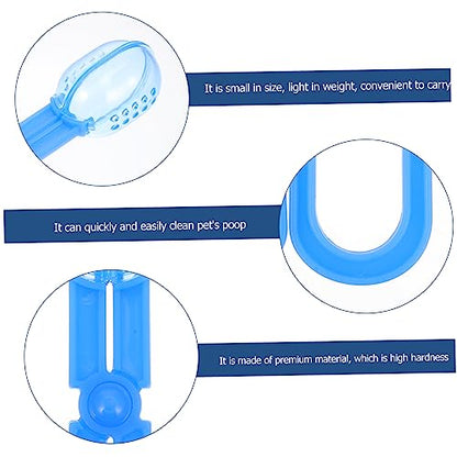 3pcs Pet Toilet Trash Tool Reptile Tank Accessories Turtle Tank Accessories High-Tension Clamp Pet Poop Clamp