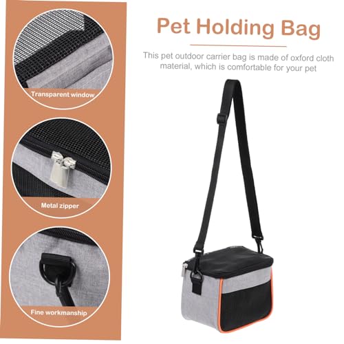 DOITOOL Lightweight Hamster Travel Backpack Guinea Pig Carrier Oxford Cloth for Outdoor