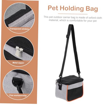 DOITOOL Lightweight Hamster Travel Backpack Guinea Pig Carrier Oxford Cloth for Outdoor