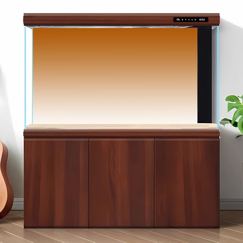 Ombre Brown Aquarium Background Brown and White Fish Tank Background Spectacular Vibrant Ombre Reptile Tank Backgrounds Vivid Blowns White Reptile Tank Terrarium Enclosure Backgrounds 24x12in - color: G-Brown, size: 24(W)x12(H)inches/ 60(W)*30cm(H)