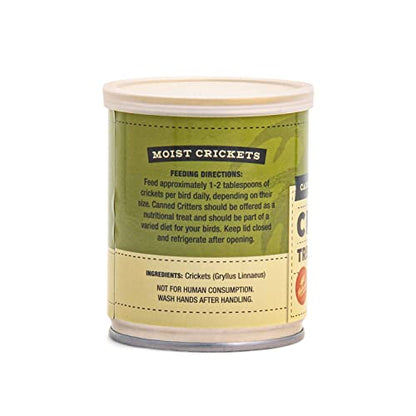 Fluker's Culinary Coop Canned Crickets Chicken Treat, All Natural and Packed with Protein, 2.75 oz (Pack of 4) - size: 2.75 Ounce (Pack of 4)