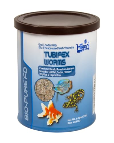 Hikari Bio-Pure Freeze Dried Tubifex Worms for Pets, 0.78-Ounce