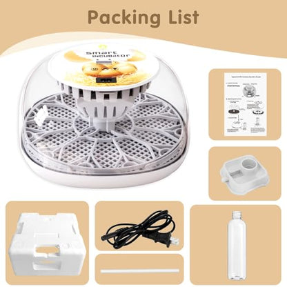 Egg Incubators for Hatching Eggs Chicken Eggs Incubator for Hatching Eggs Incubator with Automatic Egg Turner and Temperature Control for Chicken, Duck, Quail 12 Eggs
