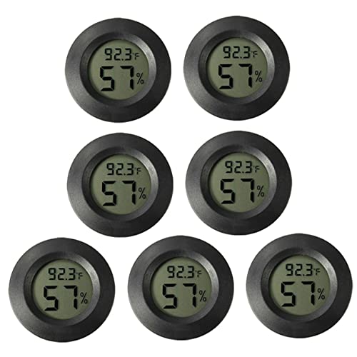 Totority 14pcs Mini Humidity and Temperature for Reptiles and Terrariums Compact Digital Hygrometer for Indoor Use Lightweight and Portable