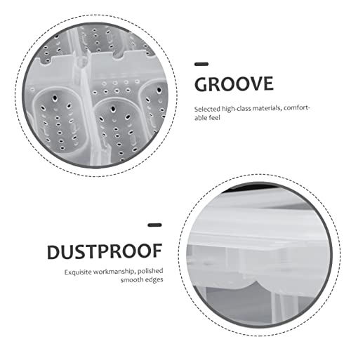 Professional Reptile Breeding Box Durable Egg Incubator Case for Hatching Geckos Lizards and Turtles Lightweight Design for Easy Use and Protection - color: White