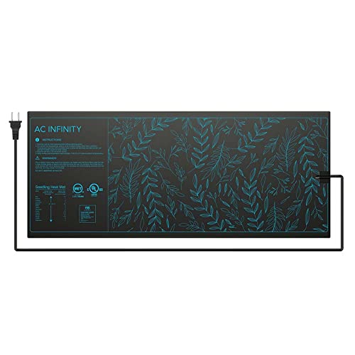 AC Infinity SUNCORE A7, Waterproof Seedling Heat Mat 120x50cm | MET & UL-Certified Heating Pad for Indoor Gardening, Hydroponics, Germination, Cloning - size: 48" x 20.75"