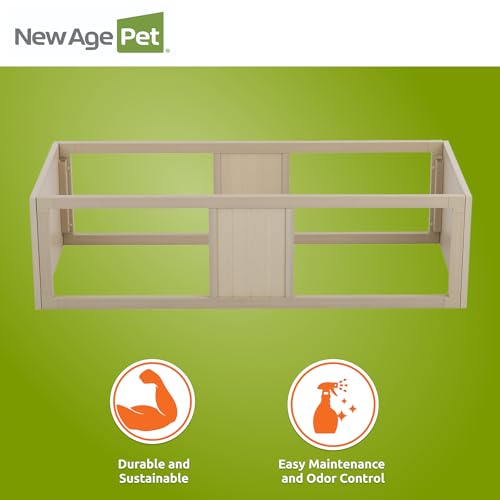 New Age Pet ECOFLEX Large Maple Mojave Stacker for Reptile Habitats | 10 Year Limited Manufacturer's Warranty | Stackable Design, Accommodates Lighting Set-Up - color: Tan, size: Large