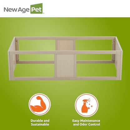 New Age Pet ECOFLEX Large Maple Mojave Stacker for Reptile Habitats | 10 Year Limited Manufacturer's Warranty | Stackable Design, Accommodates Lighting Set-Up - color: Tan, size: Large