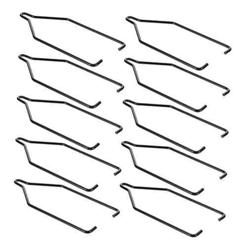 Kisangel 10pcs Reptile Light Cover Clamps for Turtle Tank Gecko Chameleon Cage Accessories Heat Light for Reptiles Lampshade Clips