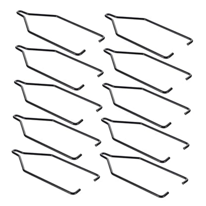Kisangel 10pcs Reptile Light Cover Clamps for Turtle Tank Gecko Chameleon Cage Accessories Heat Light for Reptiles Lampshade Clips