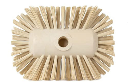 SPARTA Kettle Brush, Essential Scrubber with Flared Head for Cleaning Tanks and Kettles, 5.25" x 7.5", Tan - color: Tan