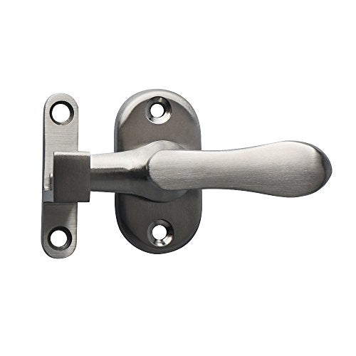Alise Flip Latch Lock Swinging Gate Latches Door Lock,Brushed,Small Size | SUS304 Stainless Steel Door Latch for Wooden Fence, Sliding Door, Barn Door, Shed, Door,Cabinet,Window,Screen - color: Brushed, size: Small Size