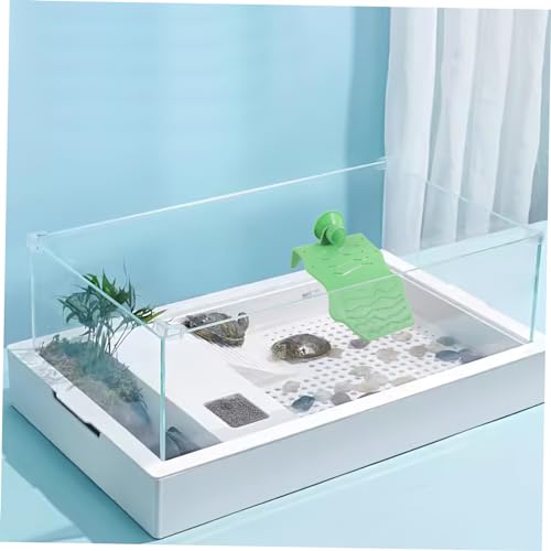 Turtle Basking Platform Suction Cup Reptile Resting Terrace for Aquariums Easy Climbing Access for Turtles and Amphibians Lightweight and Practical Terrarium Decor