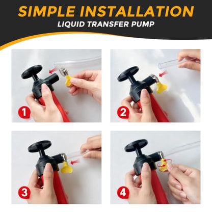 Multifunctional Manual Siphon Pump for Water, Fuel, Oil and Other Fluids