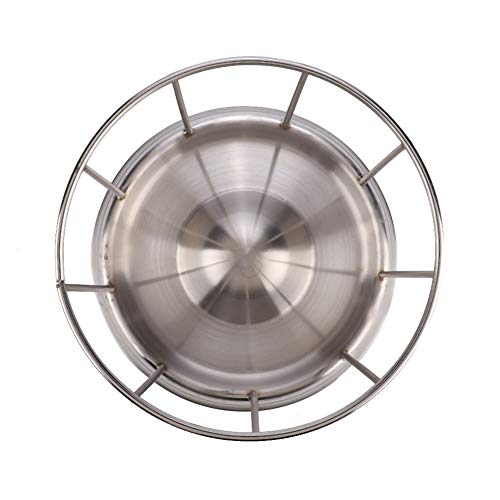 Stainless Steel Reptile Food & Water Bowl for Tortoise and Small Water – Small (S (31.5 X 25.2in)) - size: S (31.5 X 25.2in)