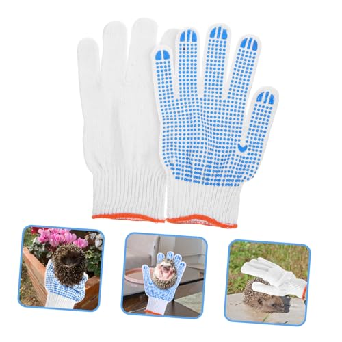 Operitacx Bite Animal Handling Gloves Thickened Protection Gloves for Gardening Pet Care Bird Cat Dog Reptile Scratch Resistant Breathable Pairrandom Color Random Color