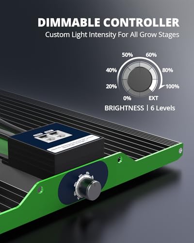 250 Watt Plant Lights for Indoor Growing, Full Spectrum LED Grow Lights | VIPARSPECTRA P2000 Dimmable Dimming Daisy Chain Grow Lights for Indoor Plants Seed Starting Veg Bloom in 4x2/3x3 Grow Tent - size: 23.6"x11"