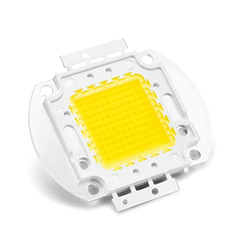 CHANZON High Power Led Chip 100W Natural White 4000K - 4500K | (3000mA / DC 30V - 34V / 100 Watt) Super Bright Intensity SMD COB Light Emitter Components Diode Bulb Lamp Beads DIY Lighting - color: B) Natural-white (4000k)