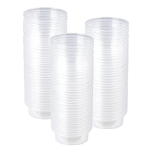 100Pcs Crested Gecko Food Dish, 0.5oz Plastic Reptile Feeding Cups - size: 100Pcs