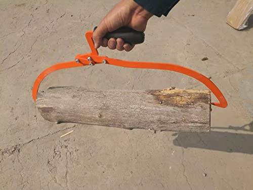 20" Log Tongs Logging Skidding Tongs Non-Slip Grip- Log Lifting, Handling, Dragging & Carrying Tool