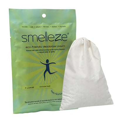 SMELLEZE Pet Odor Eliminator Pouch - Dogs, Cats, Birds - Covers 150 sqft | Works for Dog, Cat, Bird, Rodent & Reptile Stench in 150 Sq. Ft.