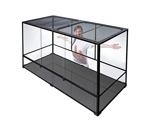Carolina Custom Cages, 72Lx24Wx36H Giant Deep Extra-Tall Terrarium; Easy Assembly