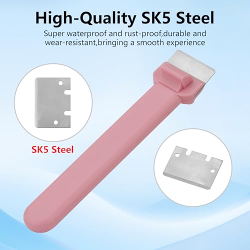 Professional 3D Printer Tool, Upgraded Metal 3D Printer Scraper, Plastic Handle Flex Professional Grade Carbon Steel Putty Scraper, Comfortable Grip, Putty Knife Scraper, Scraper Ttool, No Rust