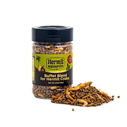 Fluker's Buffet Blend Diet - Food for Hermit Crabs 2.4 oz - size: 2.4 Ounce (Pack of 1)