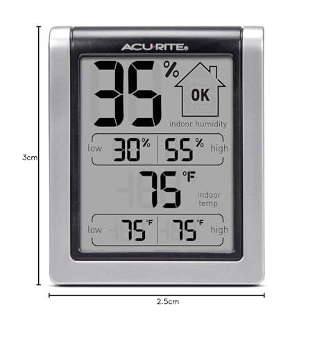 AcuRite Digital Indoor Thermometer and Hygrometer, Classic - color: Classic